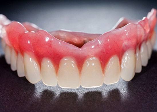 full set of dentures