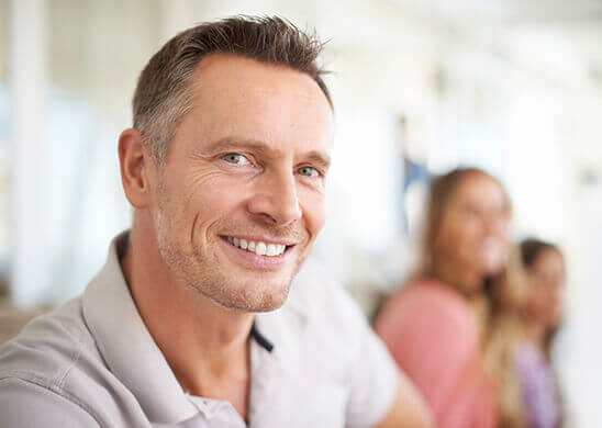 Man with healthy smile