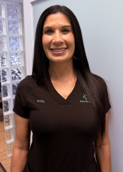 Receptionist Kristy