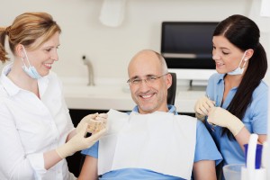 Shutterstock Happy Male Patient with Staff